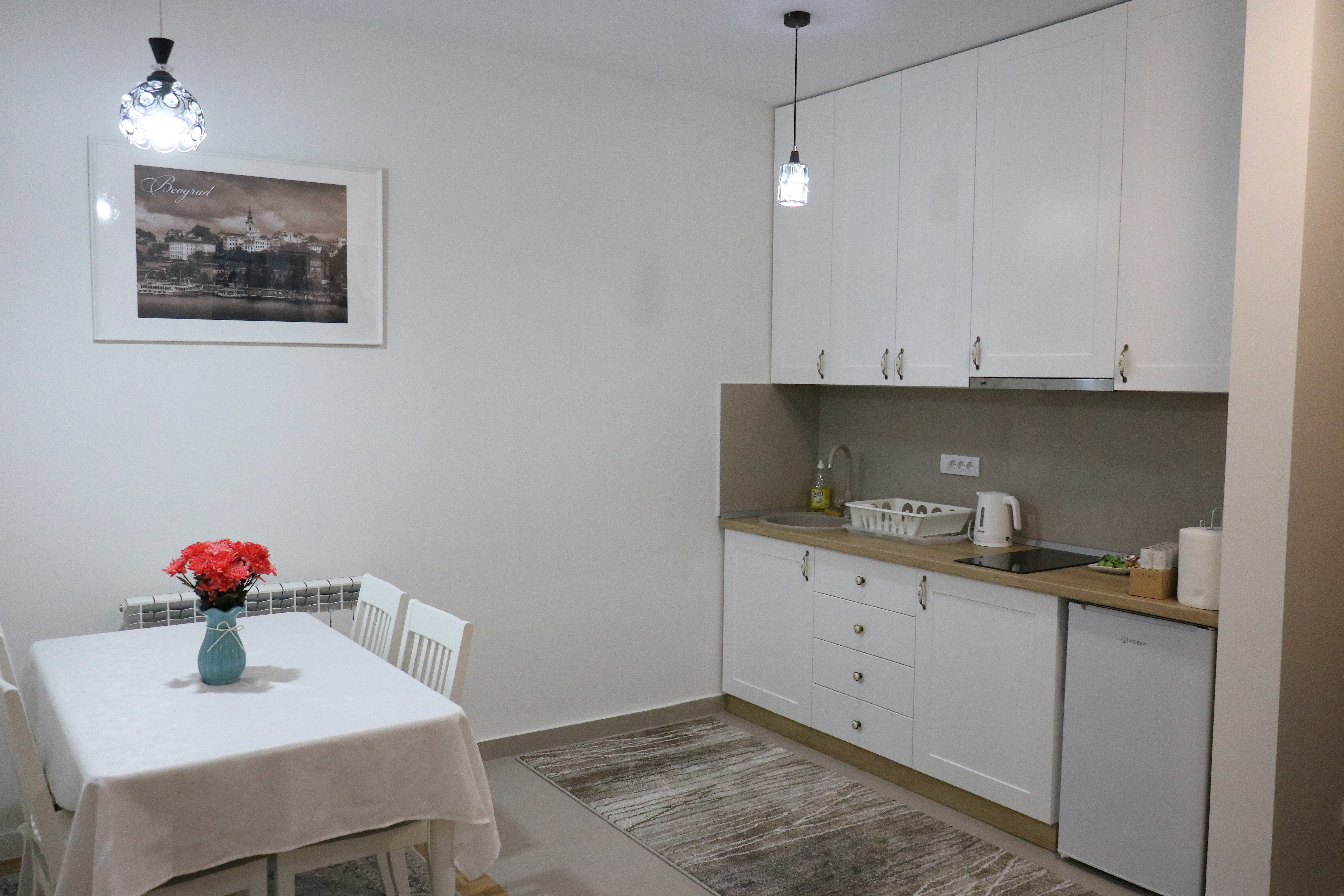 Sunny Oasis Apartment 10a Kitchen, Belgrade