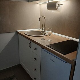 Sunny Oasis Apartment 10a Kitchen, Belgrade